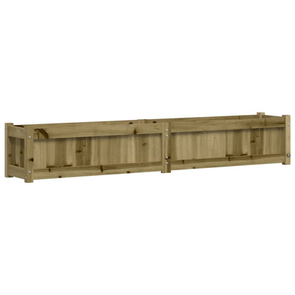vidaXL Jardinière 180x31x31 cm bois de pin imprégné