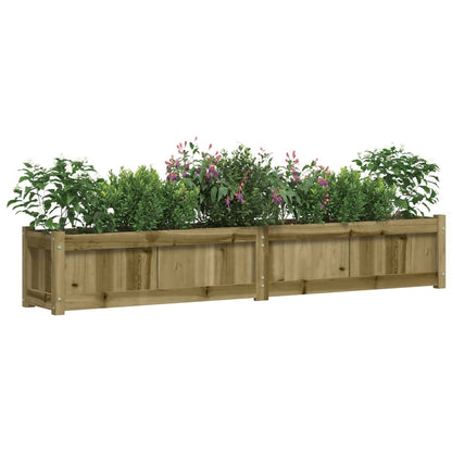 vidaXL Jardinières 2 pcs bois de pin imprégné