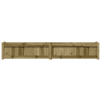 vidaXL Jardinières 2 pcs bois de pin imprégné