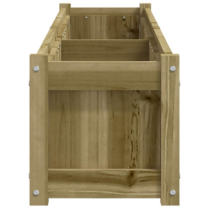 vidaXL Jardinières 2 pcs bois de pin imprégné
