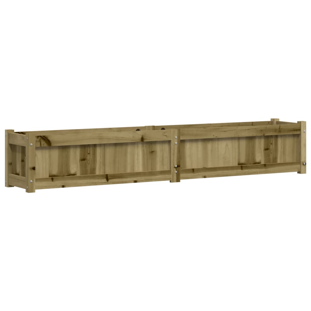 vidaXL Jardinières 2 pcs bois de pin imprégné