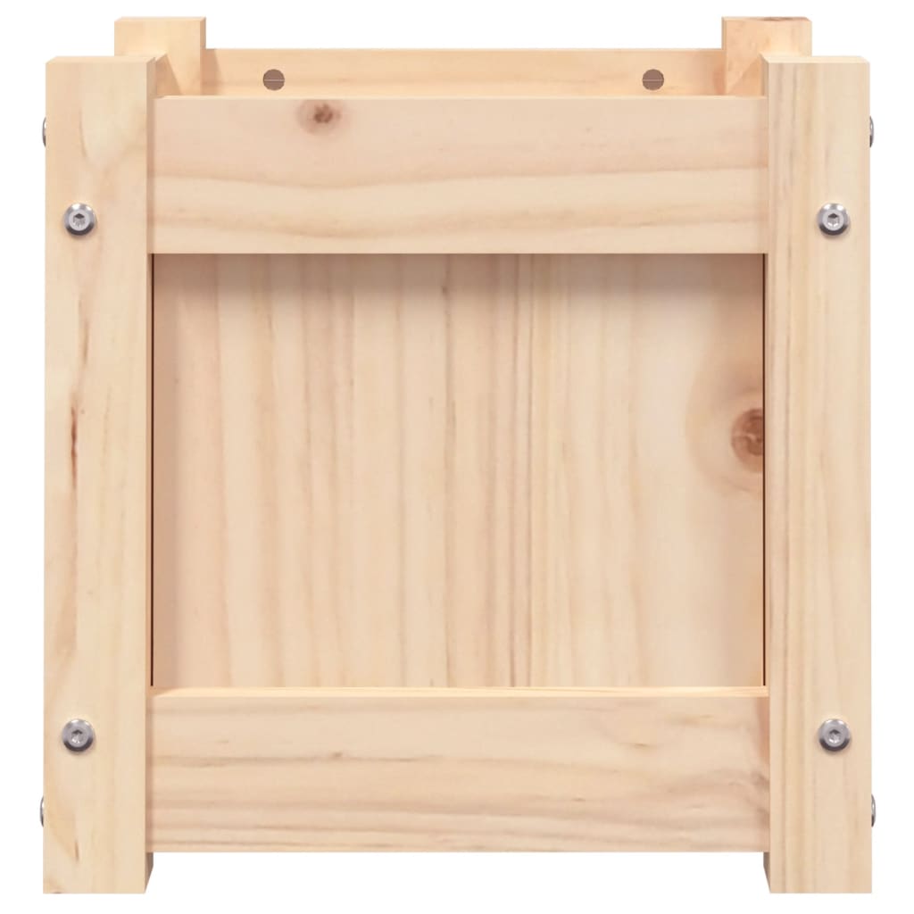 vidaXL Jardinière 31x31x31 cm bois de pin massif