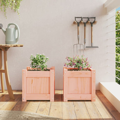 vidaXL Jardinières 2 pcs bois massif douglas