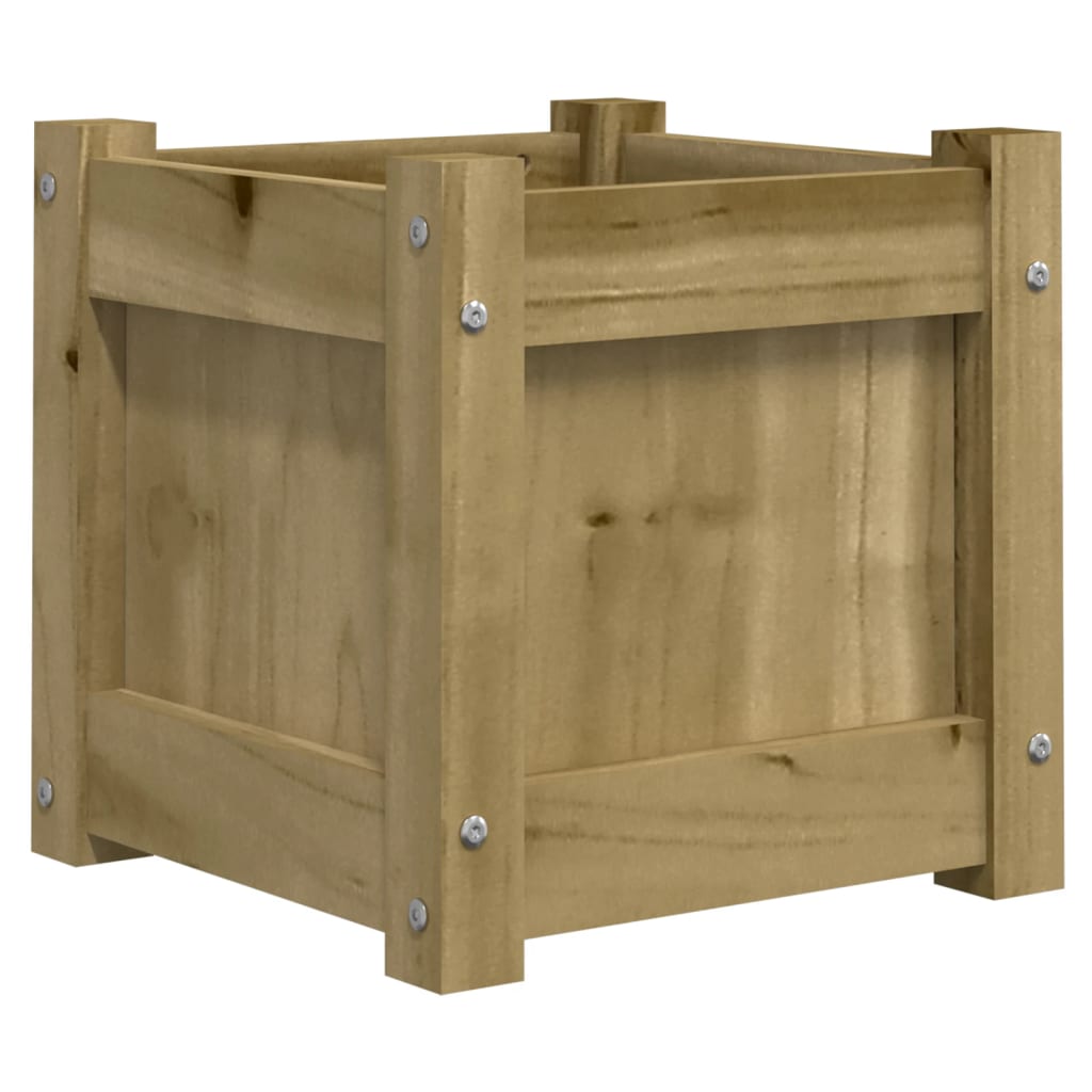 vidaXL Jardinières 2 pcs bois de pin imprégné
