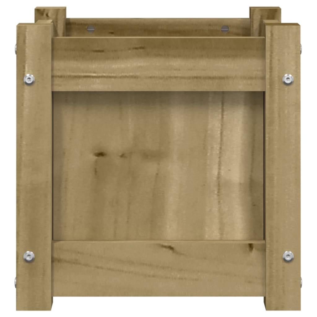 vidaXL Jardinières 2 pcs bois de pin imprégné