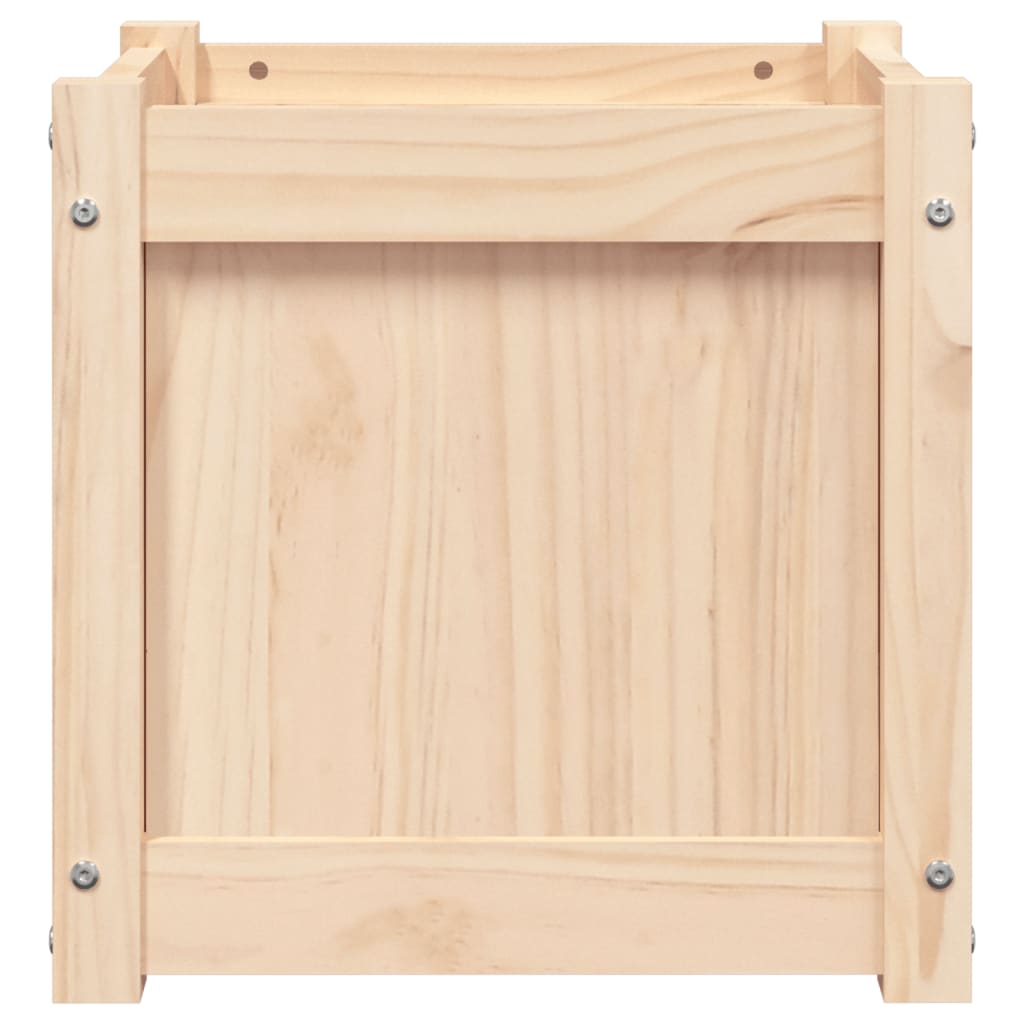 vidaXL Jardinière 40x40x40 cm bois de pin massif