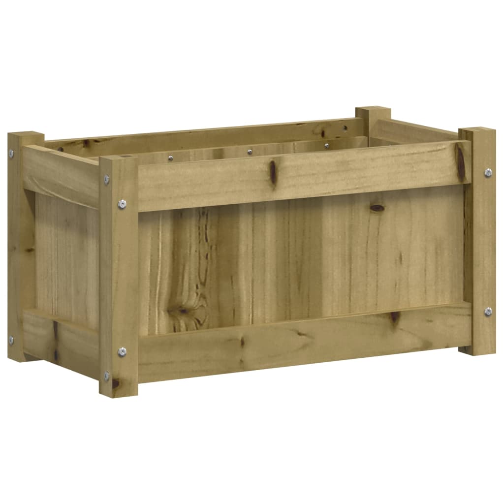 vidaXL Jardinières 2 pcs bois de pin imprégné