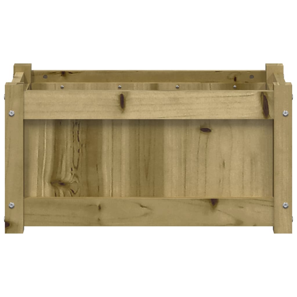vidaXL Jardinières 2 pcs bois de pin imprégné