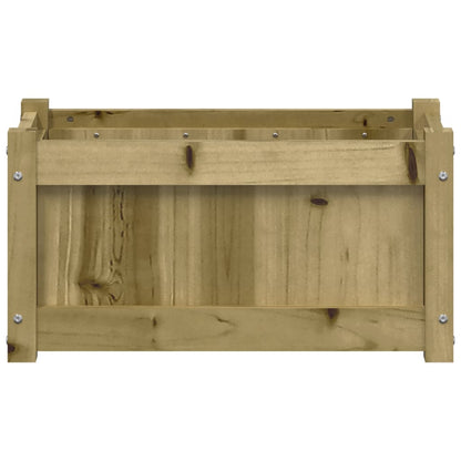vidaXL Jardinières 2 pcs bois de pin imprégné