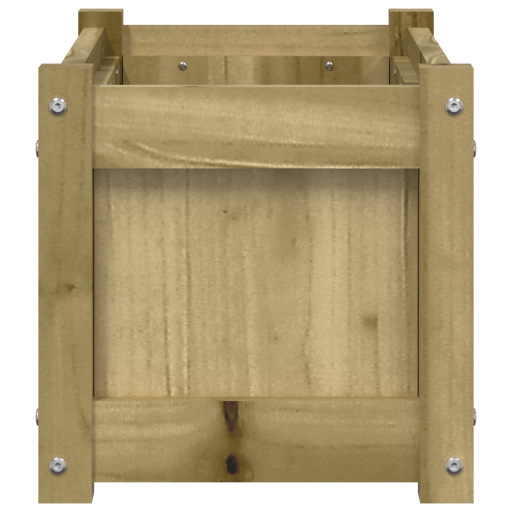 vidaXL Jardinières 2 pcs bois de pin imprégné