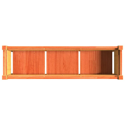 vidaXL Jardinières avec pieds et pieds 110x31x70 cm bois de pin massif