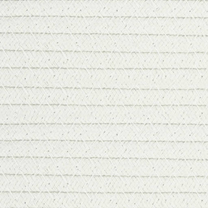 vidaXL Panier de rangement gris et blanc Ø43x38 cm coton