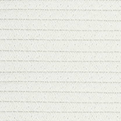 vidaXL Panier de rangement marron et blanc Ø49x65 cm coton