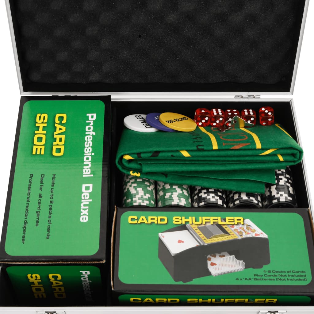 vidaXL Jeu de jetons de poker 300 pcs 11,5 g