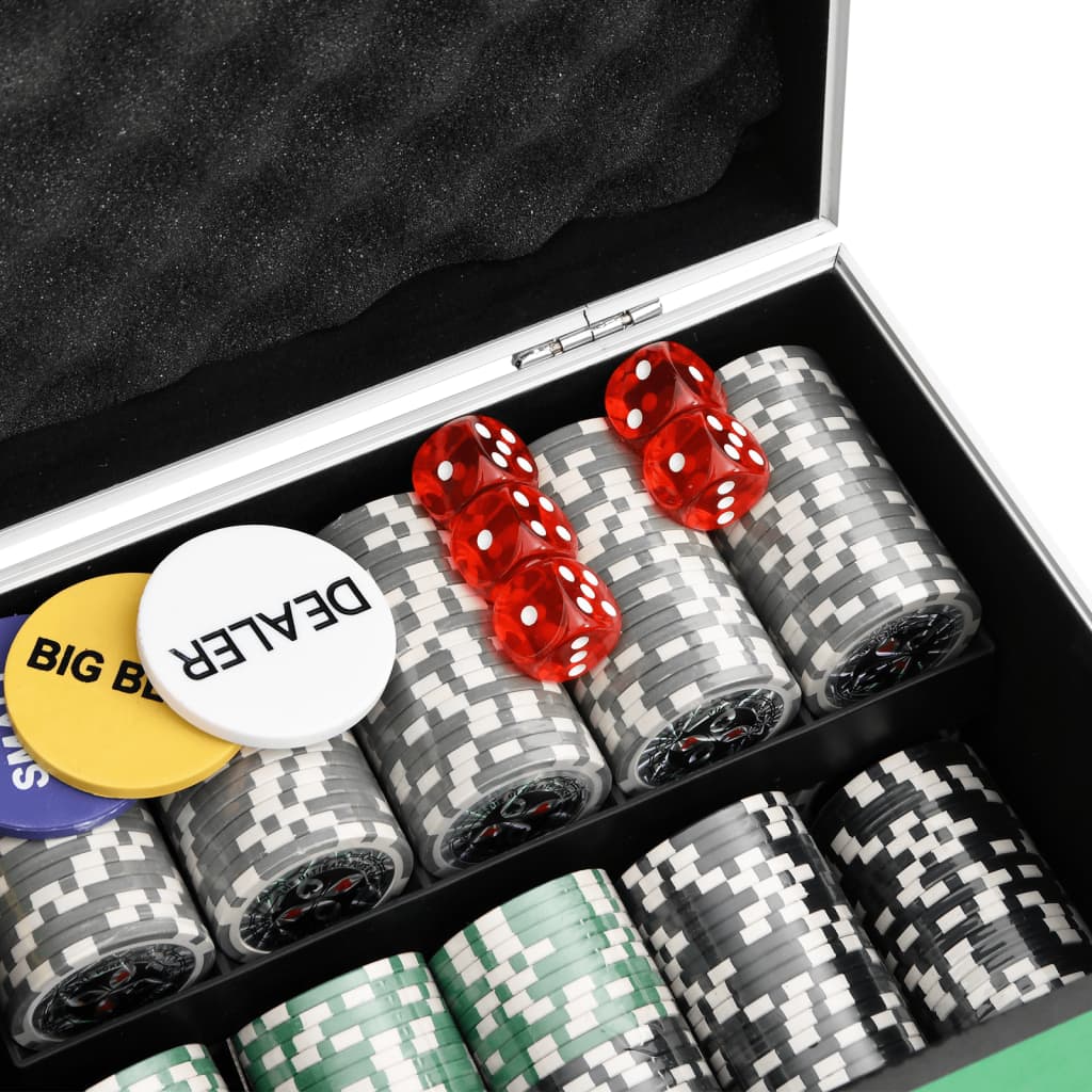 vidaXL Jeu de jetons de poker 300 pcs 11,5 g