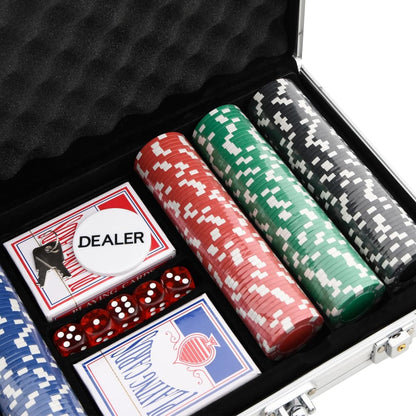 vidaXL Jeu de jetons de poker 300 pcs 11,5 g
