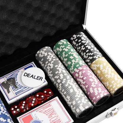 vidaXL Jeu de jetons de poker 300 pcs 11,5 g