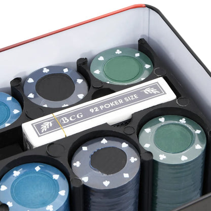 vidaXL Jeu de jetons de poker 200 pcs 4 g