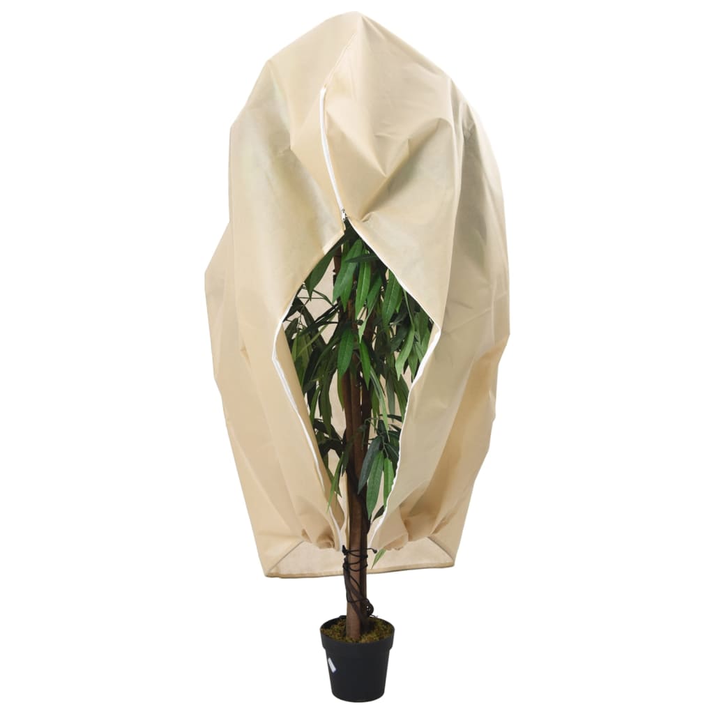 vidaXL Housses de protection pour plantes avec fermeture éclair 4 pcs