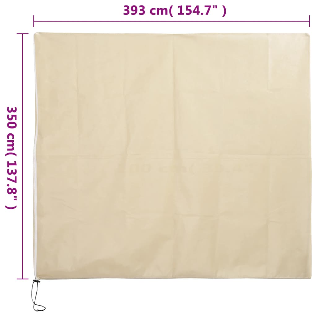 vidaXL Housses de protection pour plantes avec fermeture éclair 2 pcs