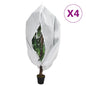 vidaXL Housses de protection pour plantes avec fermeture éclair 4 pcs
