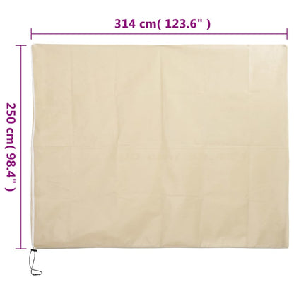 vidaXL Housses de protection pour plantes avec fermeture éclair 4 pcs