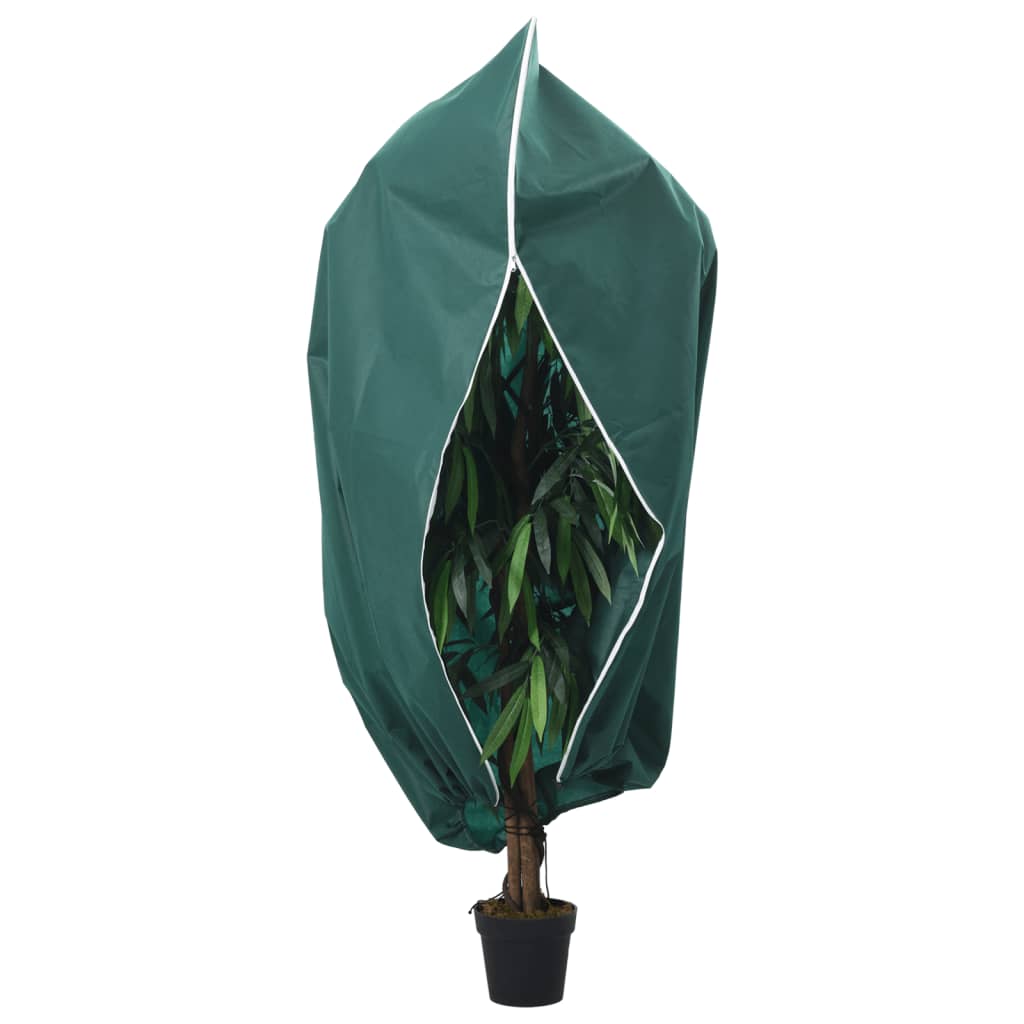 vidaXL Housses de protection pour plantes avec fermeture éclair 4 pcs