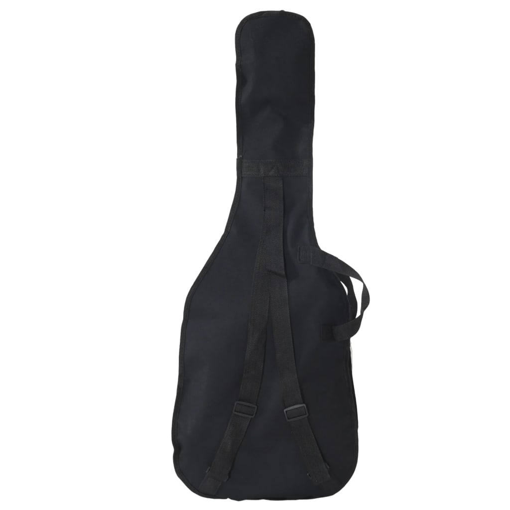 vidaXL Guitare basse électrique de débutants sac brun et blanc 4/4 46"