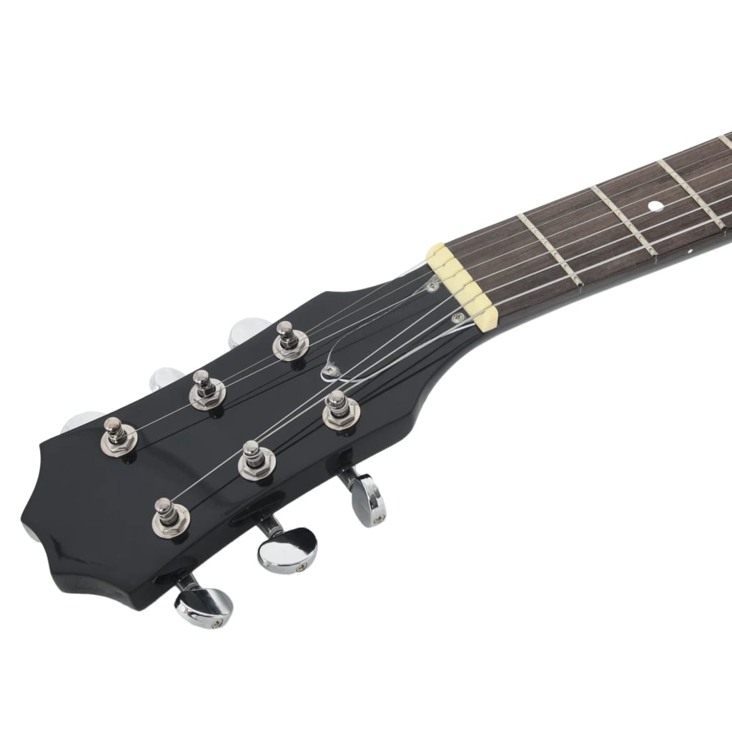 vidaXL Guitare électrique pour débutants avec sac noir 4/4 39"