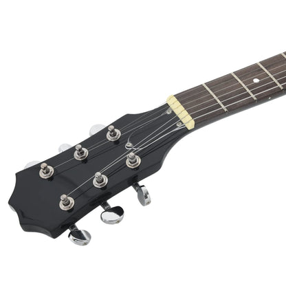 vidaXL Guitare électrique pour débutants avec sac noir 4/4 39"