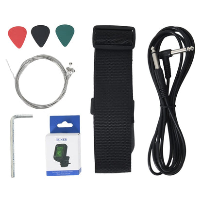 vidaXL Guitare électrique pour débutants avec sac noir 4/4 39"