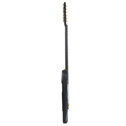 vidaXL Guitare électrique pour débutants et sac noir et doré 4/4 39"