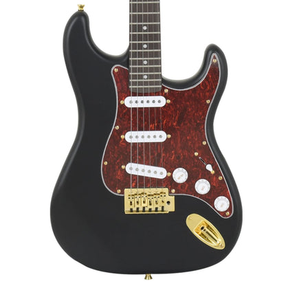 vidaXL Guitare électrique pour débutants et sac noir et doré 4/4 39"
