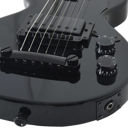 vidaXL Guitare électrique pour enfants avec sac noir 3/4 30"