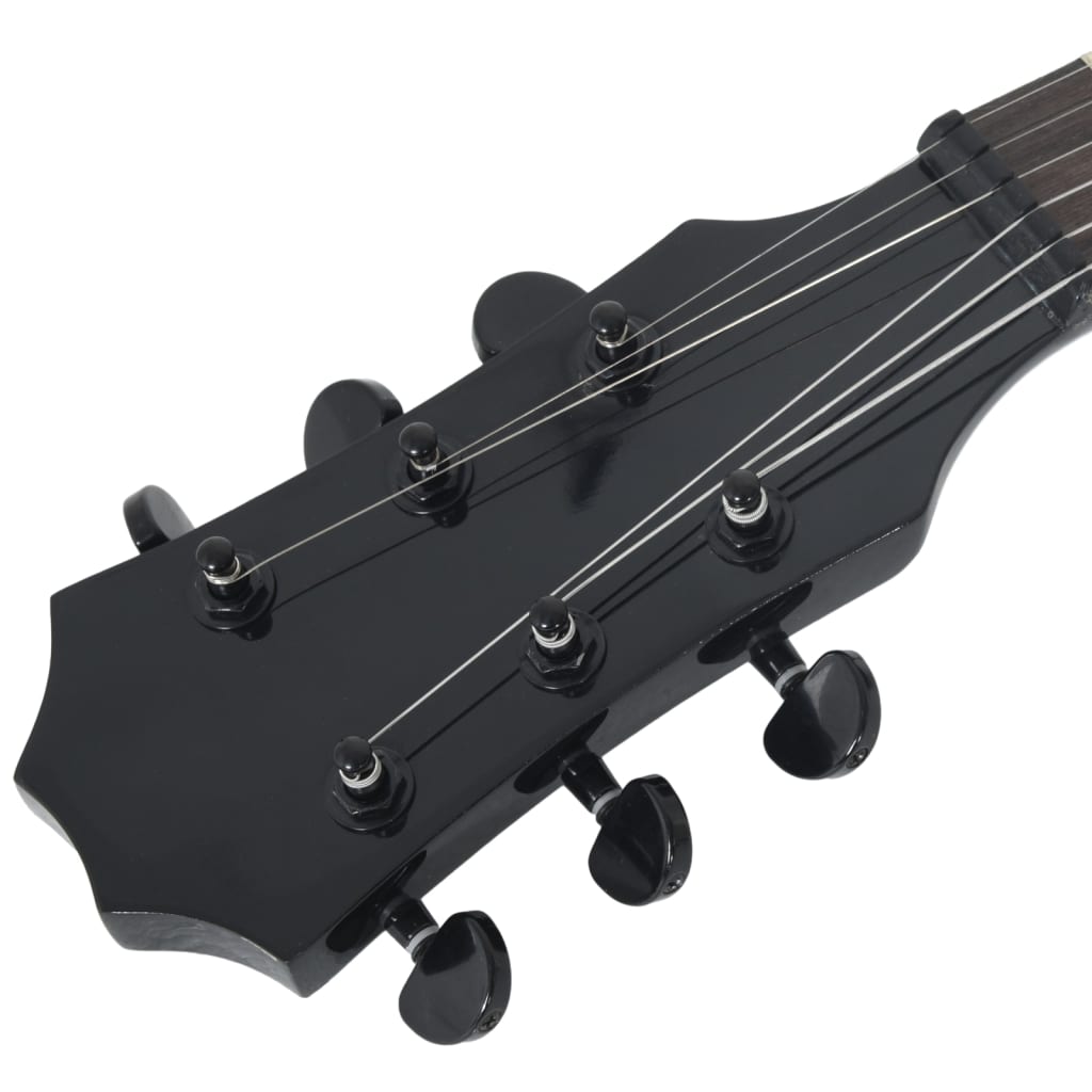 vidaXL Guitare électrique pour enfants avec sac noir 3/4 30"