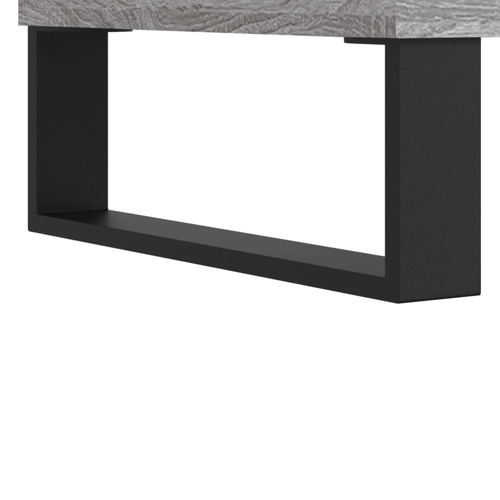 vidaXL Armoire à chaussures Sonoma gris 102x36x60 cm Bois d'ingénierie
