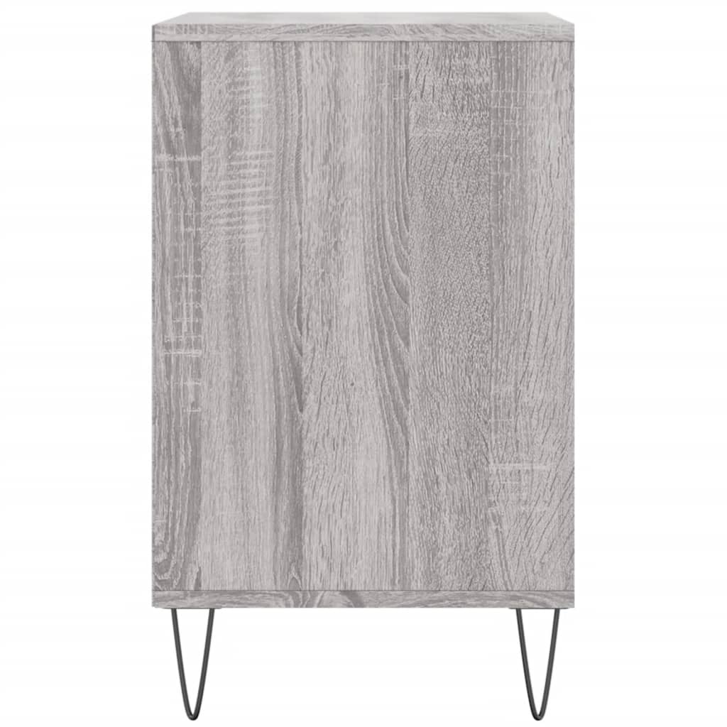 vidaXL Armoire à chaussures Sonoma gris 102x36x60 cm Bois d'ingénierie