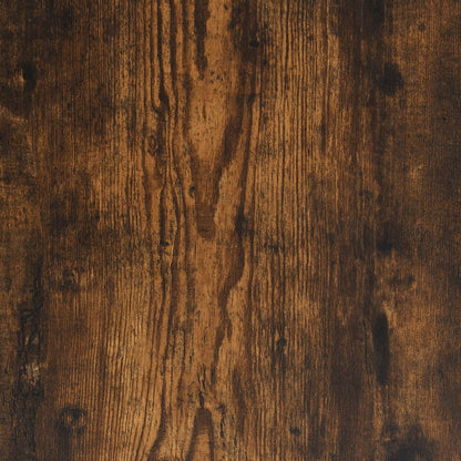 vidaXL Armoire à chaussures Chêne fumé 70x36x60 cm Bois d'ingénierie