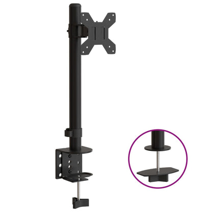 vidaXL Support de moniteur noir acier VESA 75/100 mm