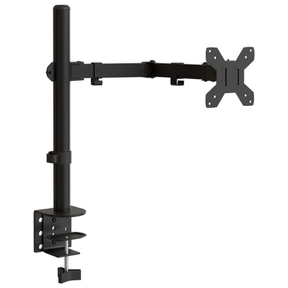 vidaXL Support de moniteur noir acier VESA 75/100 mm