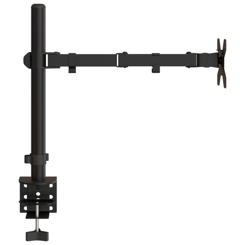 vidaXL Support de moniteur noir acier VESA 75/100 mm