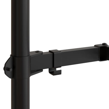 vidaXL Support de moniteur noir acier VESA 75/100 mm
