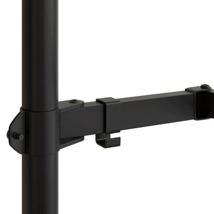 vidaXL Support de moniteur noir acier VESA 75/100 mm
