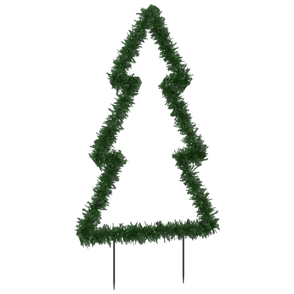 vidaXL Décoration lumineuse arbre de Noël avec piquets 115 LED 90 cm