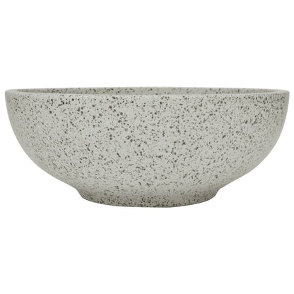 vidaXL Vasque à poser gris rond Φ41x14 cm céramique