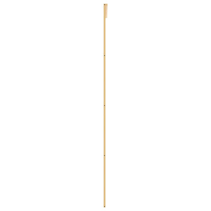 vidaXL Porte coulissante doré 76x205 cm verre ESG clair et aluminium