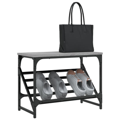 vidaXL Étagère à chaussures sonoma gris 60x30x45 cm bois d'ingénierie