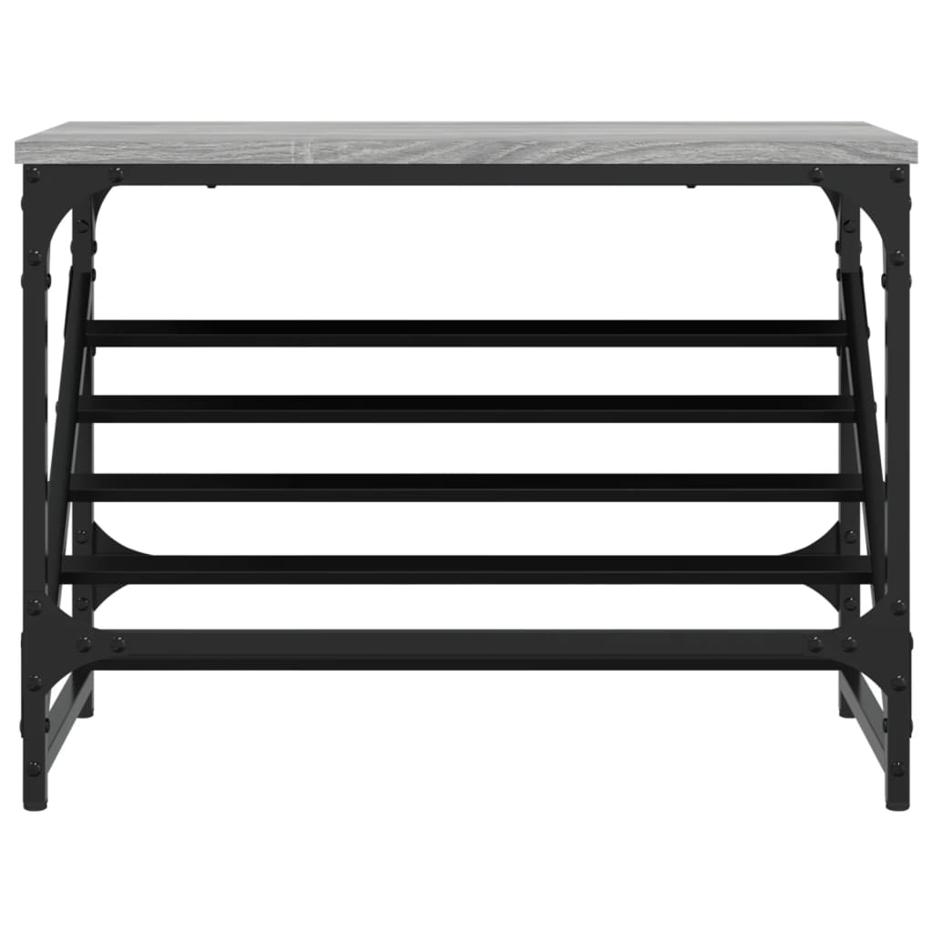vidaXL Étagère à chaussures sonoma gris 60x30x45 cm bois d'ingénierie