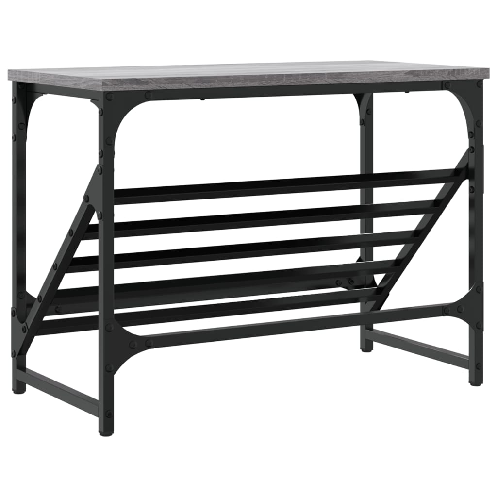 vidaXL Étagère à chaussures sonoma gris 60x30x45 cm bois d'ingénierie
