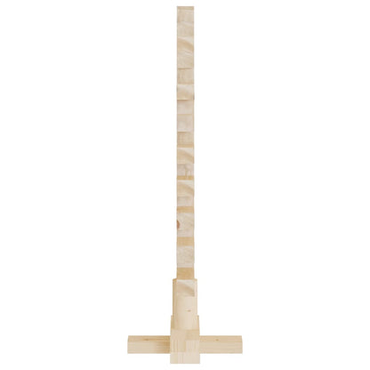 vidaXL Arbre de Noël en bois pour décoration 60 cm bois massif de pin